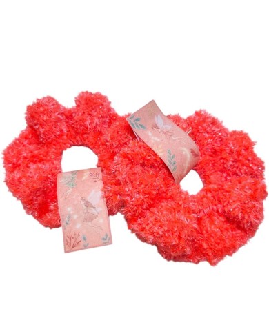Coral Fairy Scrunchie