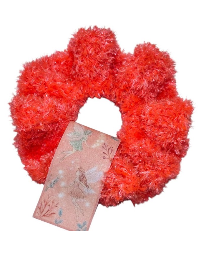 Coral Fairy Scrunchie