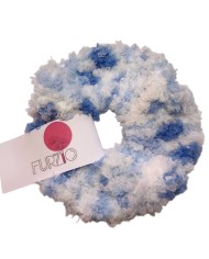 Scrunchie velvet blue
