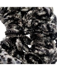 Noir Shimmer Scrunchie