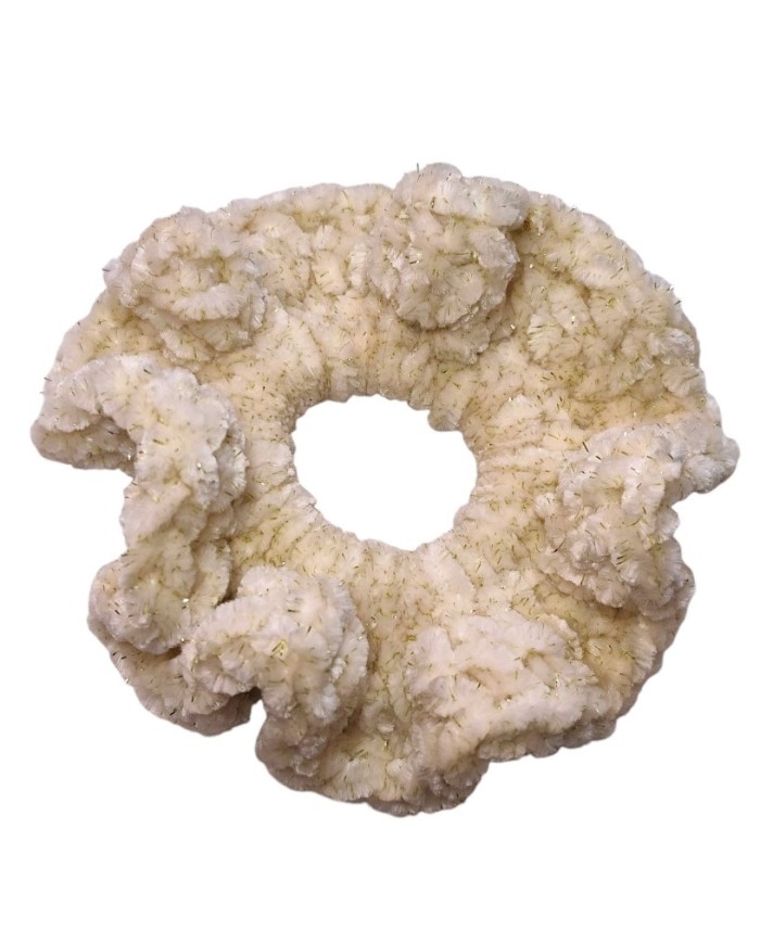 Scrunchie Pearl Beige