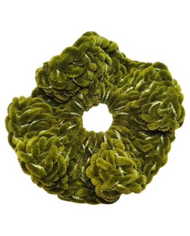 Emerald Velvet Scrunchie