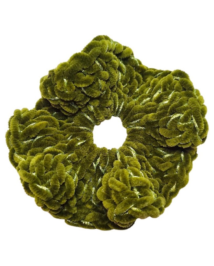 Emerald Velvet Scrunchie