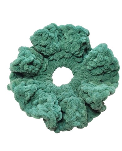 Jade velvet Scrunchie γίγας