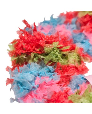 Scrunchie πασχαλινό πολύχρωμο λαγουδάκι