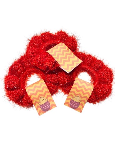 Πασχαλινό Scrunchie χνουδωτό κοτοπουλάκι