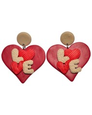 Σκουλαρίκια love καρδιές