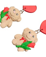 Σκουλαρίκια rose teddy