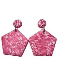 Σκουλαρίκια pink & white