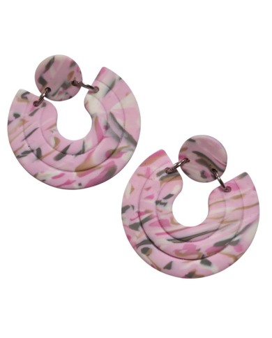 Σκουλαρίκια teddy pink
