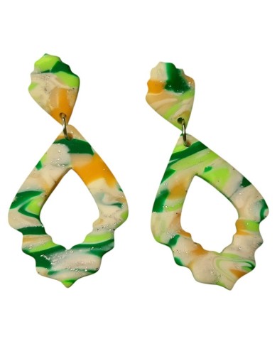 Σκουλαρίκια Tropical Marble