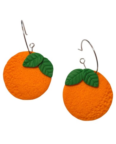 Σκουλαρίκια πορτοκάλια