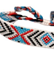 Βραχιολι Embroidery white