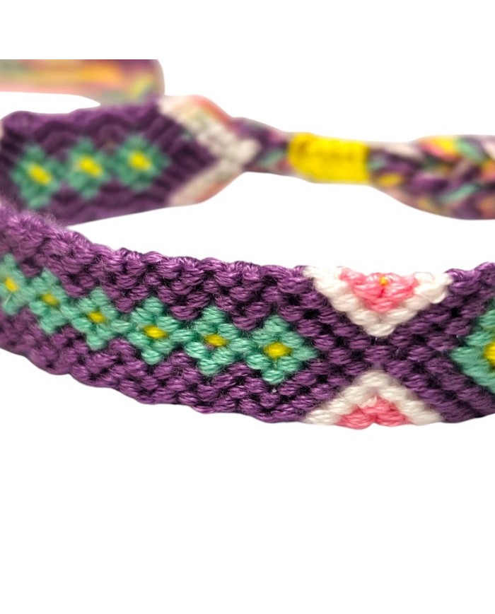 Βραχιολι Embroidery lilac