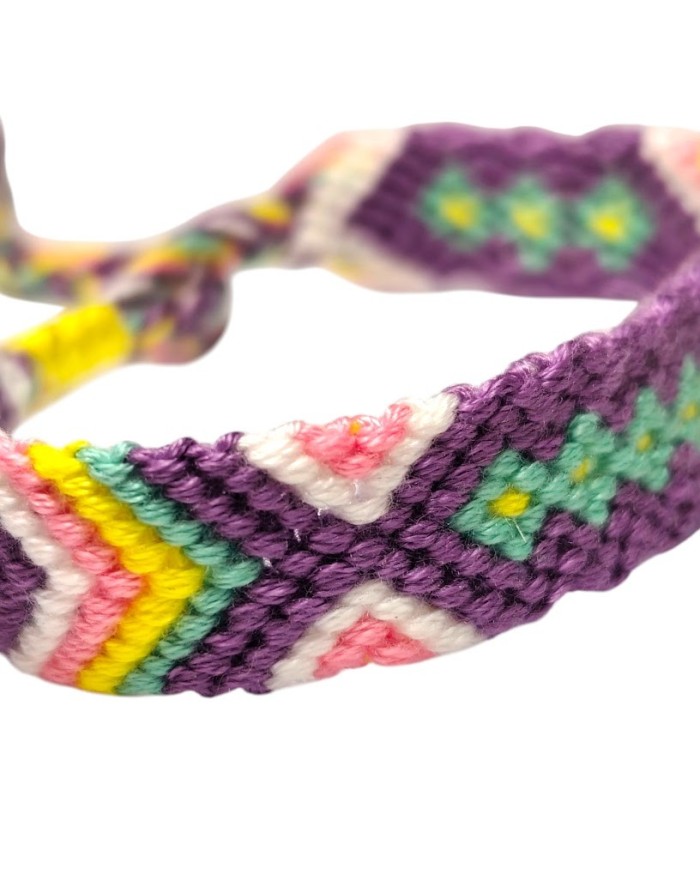 Βραχιολι Embroidery lilac