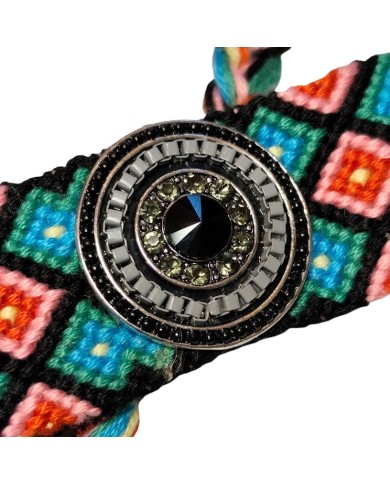 Βραχιολι Embroidery black
