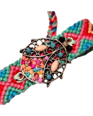 Βραχιολι Embroidery ladybug