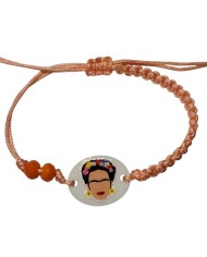 Βραχιόλι Frida Kahlo σομόν
