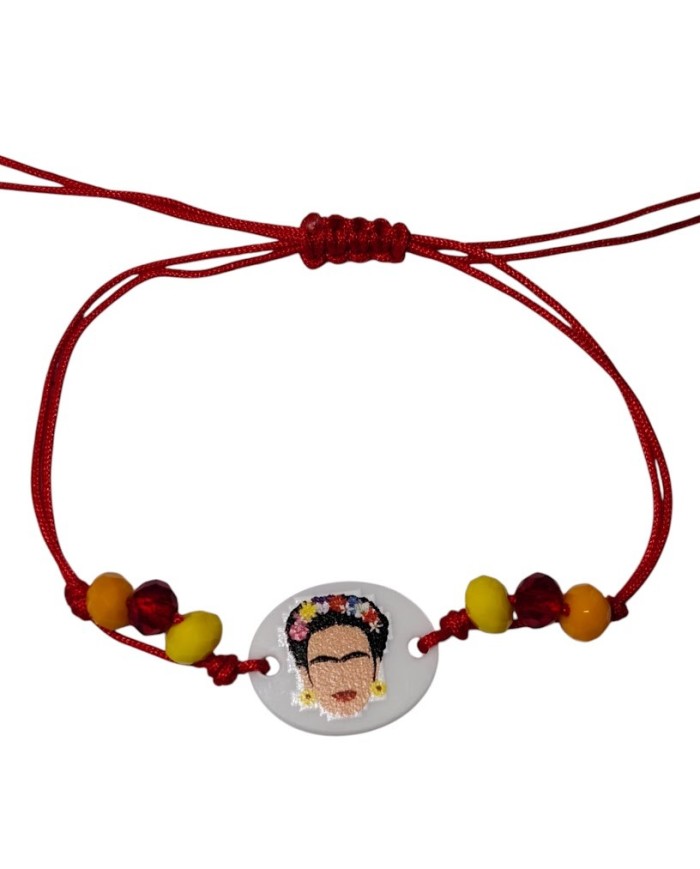 Βραχιόλι Frida Kahlo κόκκινο