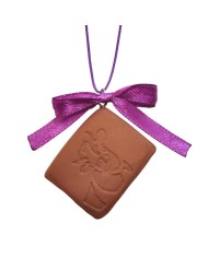 Κολιέ σοκολάτα αγελαδίτσα τύπου "Milka"
