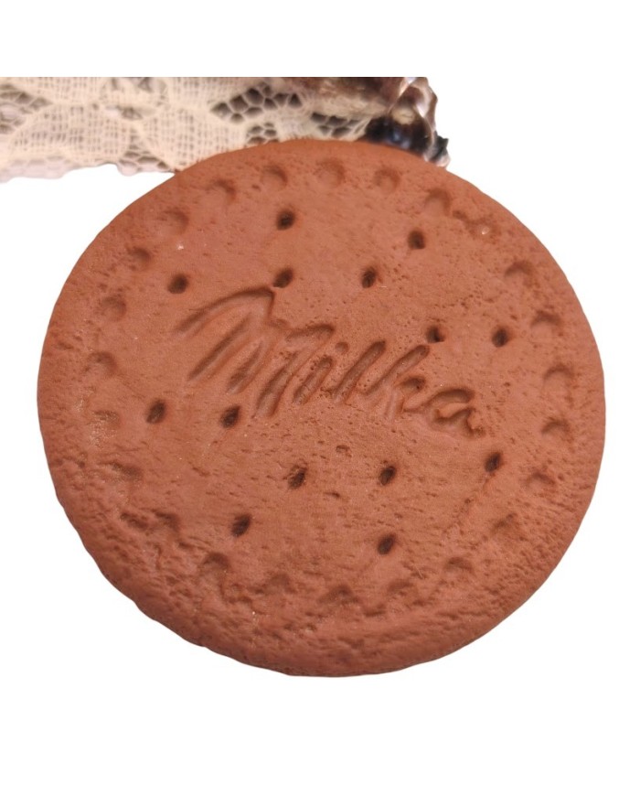 Κολιέ σοκολατένιο μπισκότο τύπου "Milka"