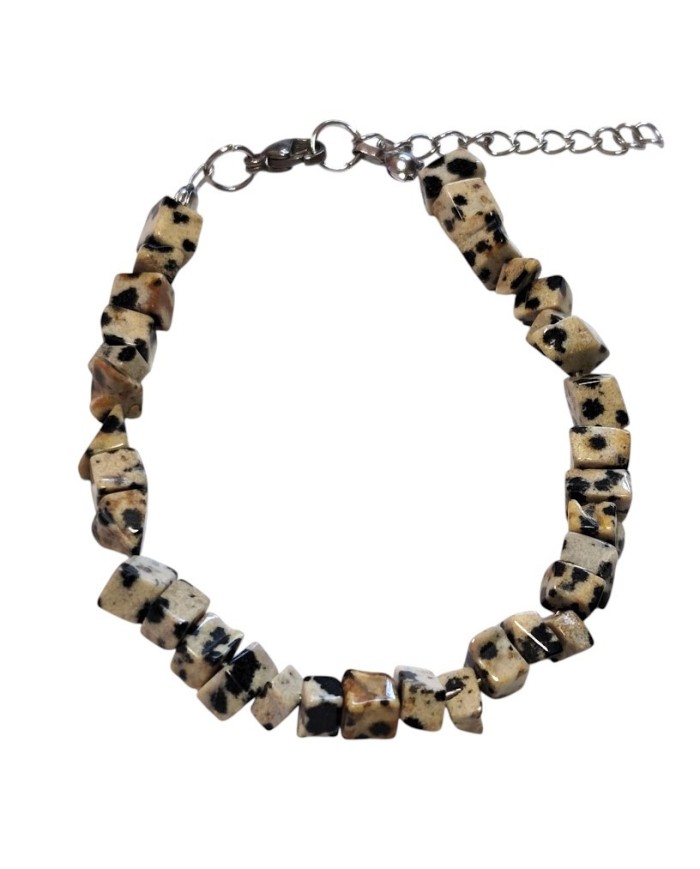 Ανδρικό βραχιόλι Dalmatian Jasper