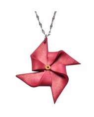 Κολιέ ανεμόμυλος ruby