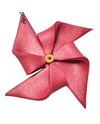 Κολιέ ανεμόμυλος ruby