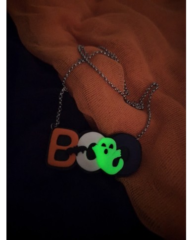 Κολιέ glow in the dark boo