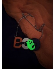 Κολιέ glow in the dark boo