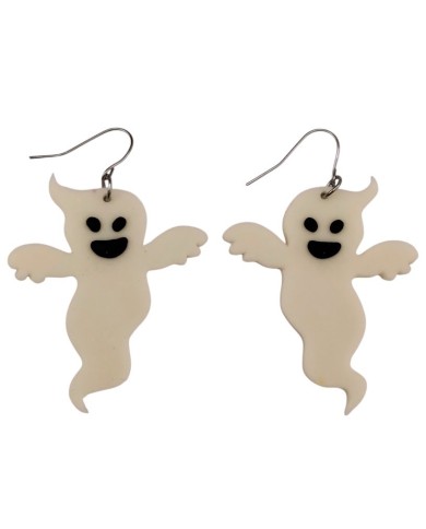 Σκουλαρίκια cute φαντασματάκια Glow in the dark
