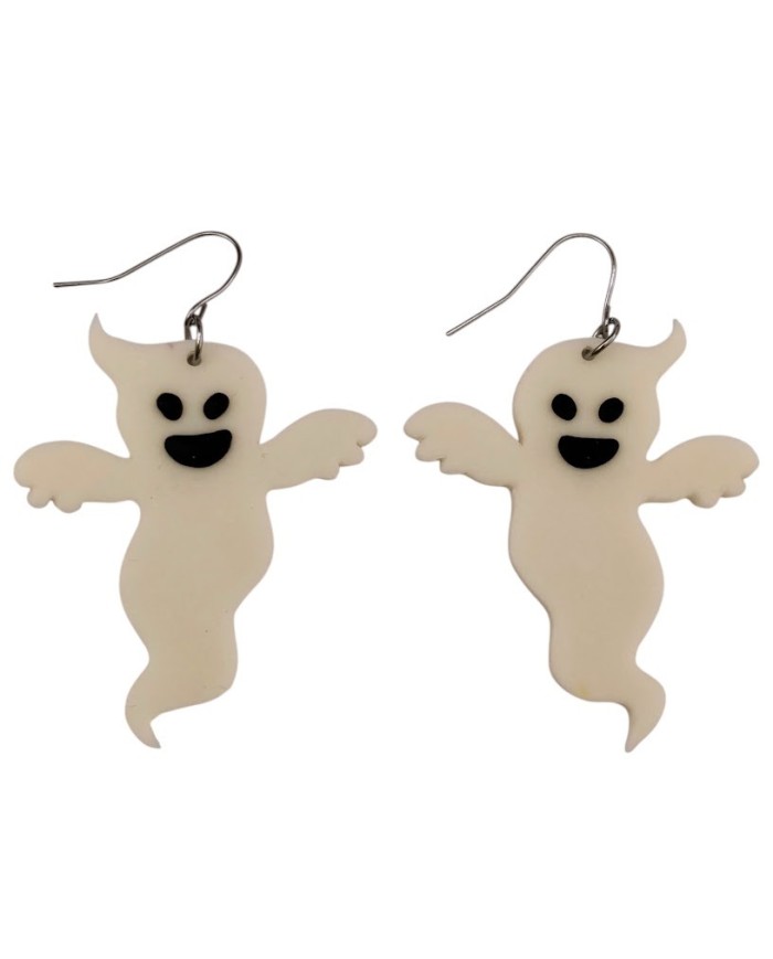 Σκουλαρίκια cute φαντασματάκια Glow in the dark