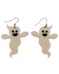 Σκουλαρίκια cute φαντασματάκια Glow in the dark