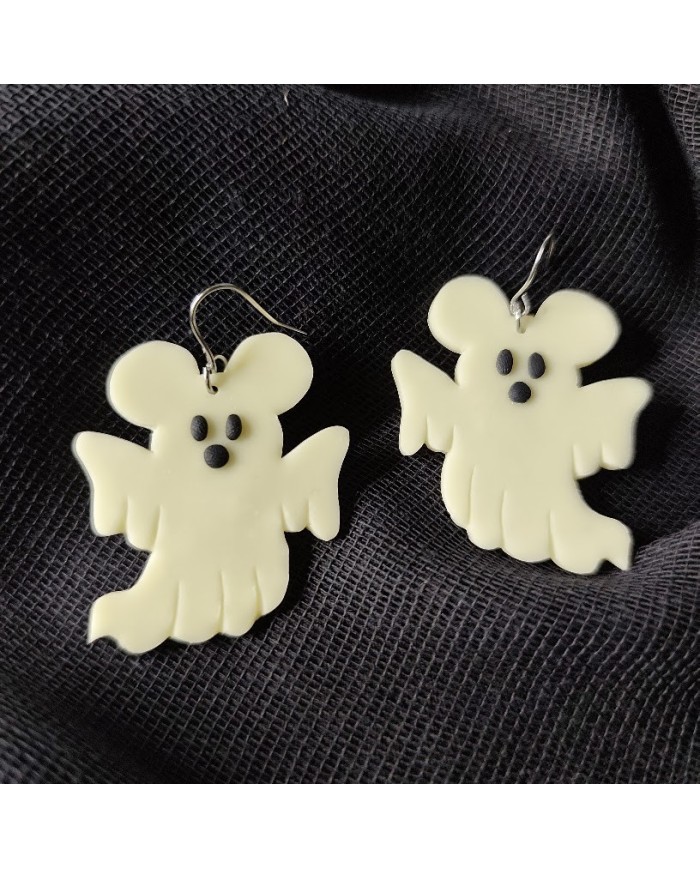 Σκουλαρίκια mickey φαντάσματα Glow in the dark