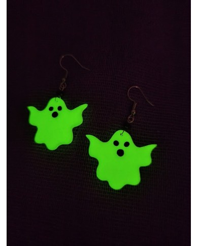Σκουλαρίκια φαντάσματα Glow in the dark