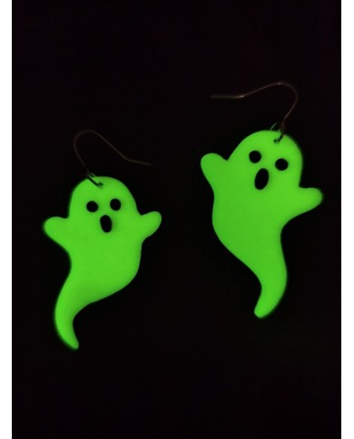 Σκουλαρίκια φαντασματάκια Glow in the dark