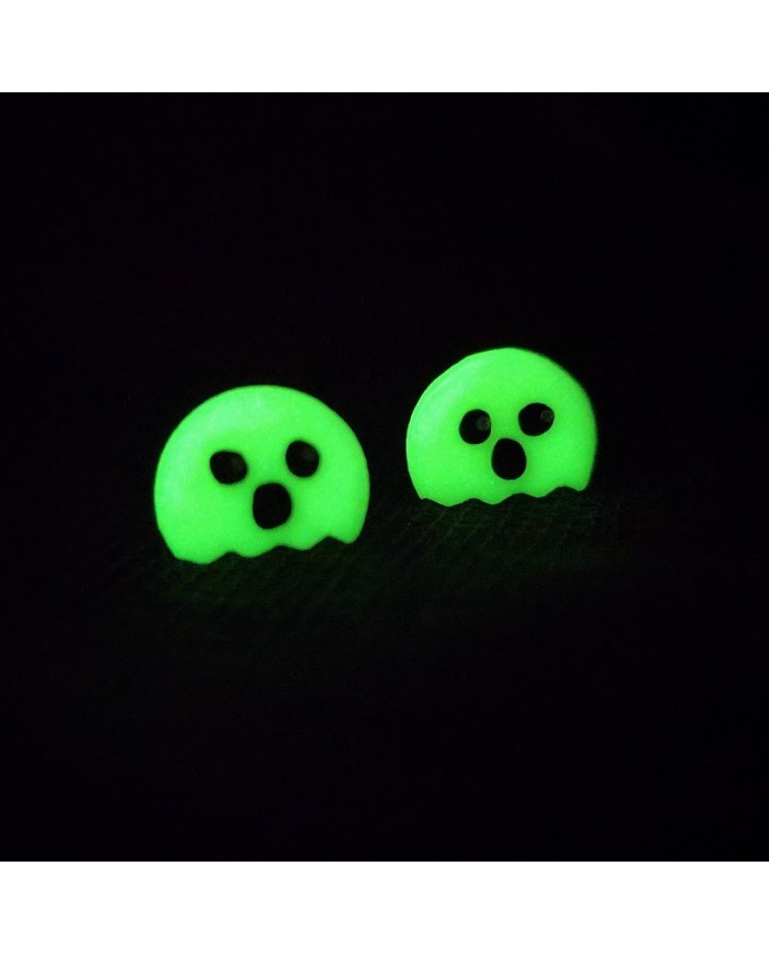 Σκουλαρίκια μικρά φαντασματάκια Glow in the dark