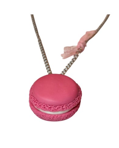 Κολιέ macaron φράουλα