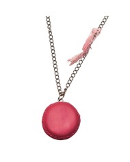 Κολιέ macaron φράουλα
