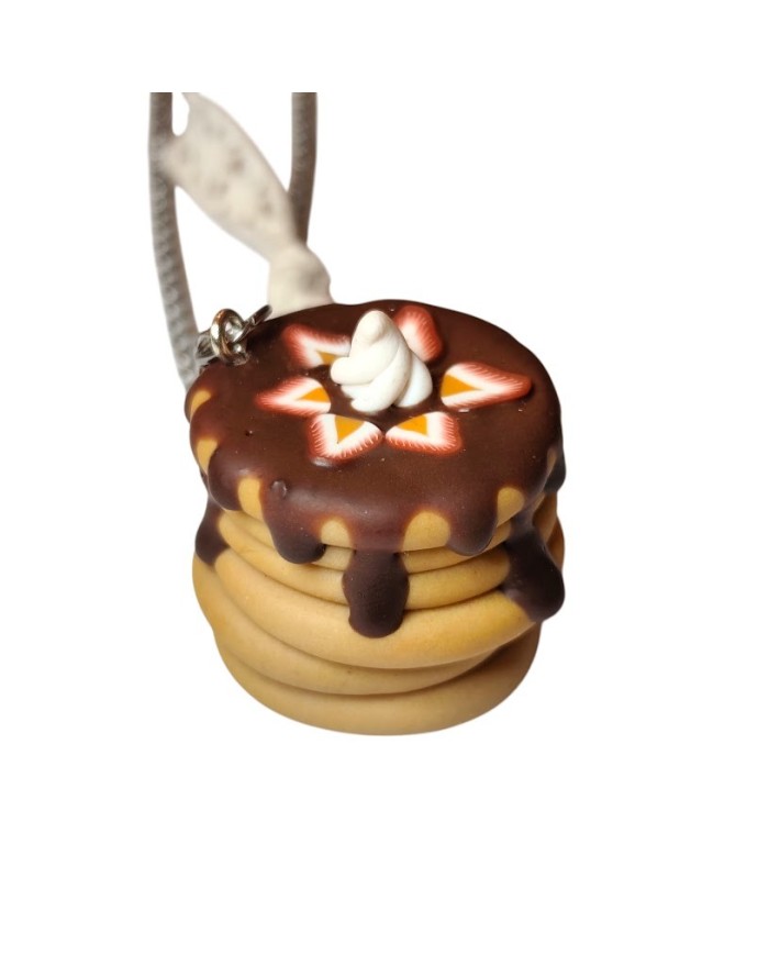 Κολιέ pancakes σοκολάτας