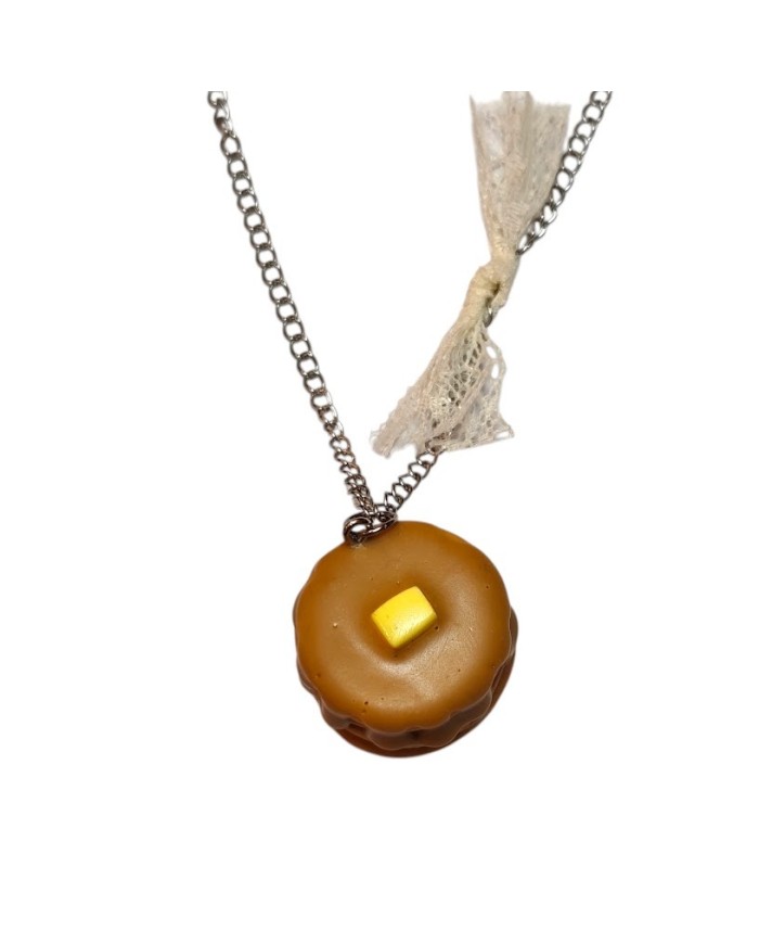 Κολιέ pancakes maple syrup