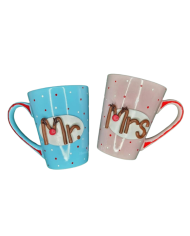Τρισδιάστατο σετ κούπες Mr & Mrs Ρούντολφ