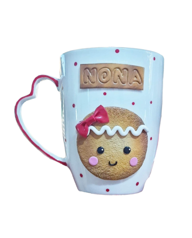 Τρισδιάστατη κούπα gingerbread cookie φατσούλα