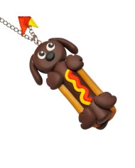 Κολιέ hotdog με πατούσες