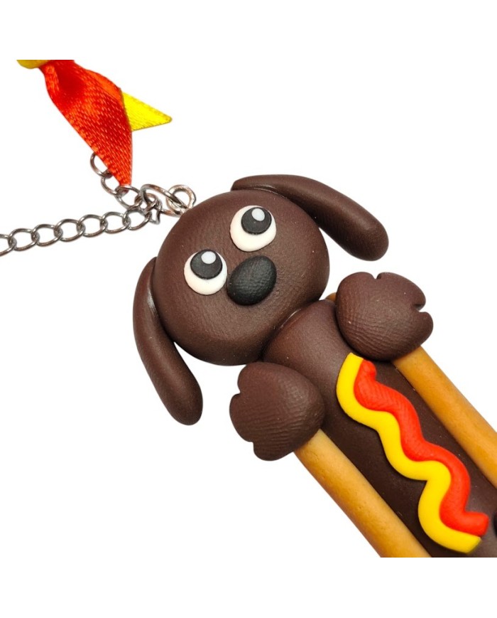 Κολιέ hotdog με πατούσες