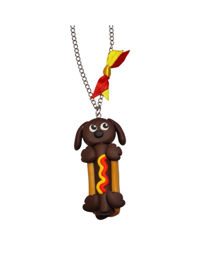 Κολιέ hotdog με πατούσες