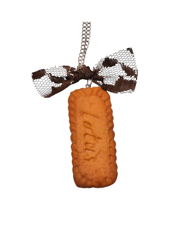 Κολιέ biscoff τύπου "Lotus"