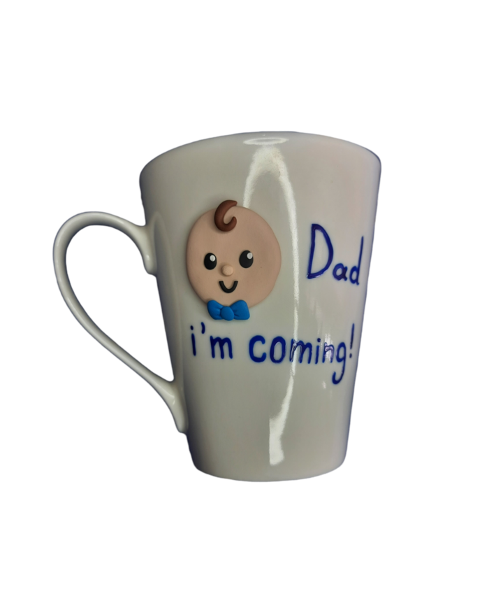 Τρισδιάστατη κούπα "Dad i'm coming!"