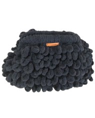 Πλεκτή τσάντα pompon