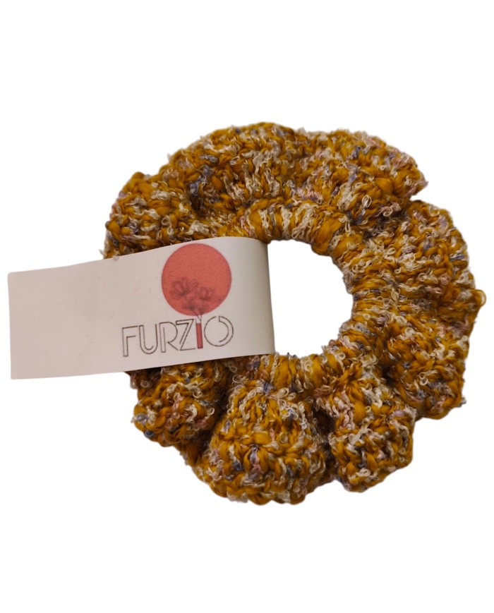 Scrunchie πλεκτό πολύχρωμο